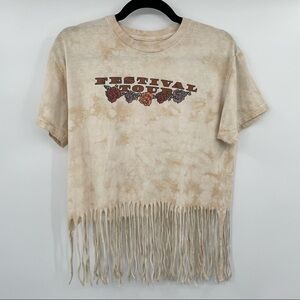 Festival Fringe Boho Tee Shirt
